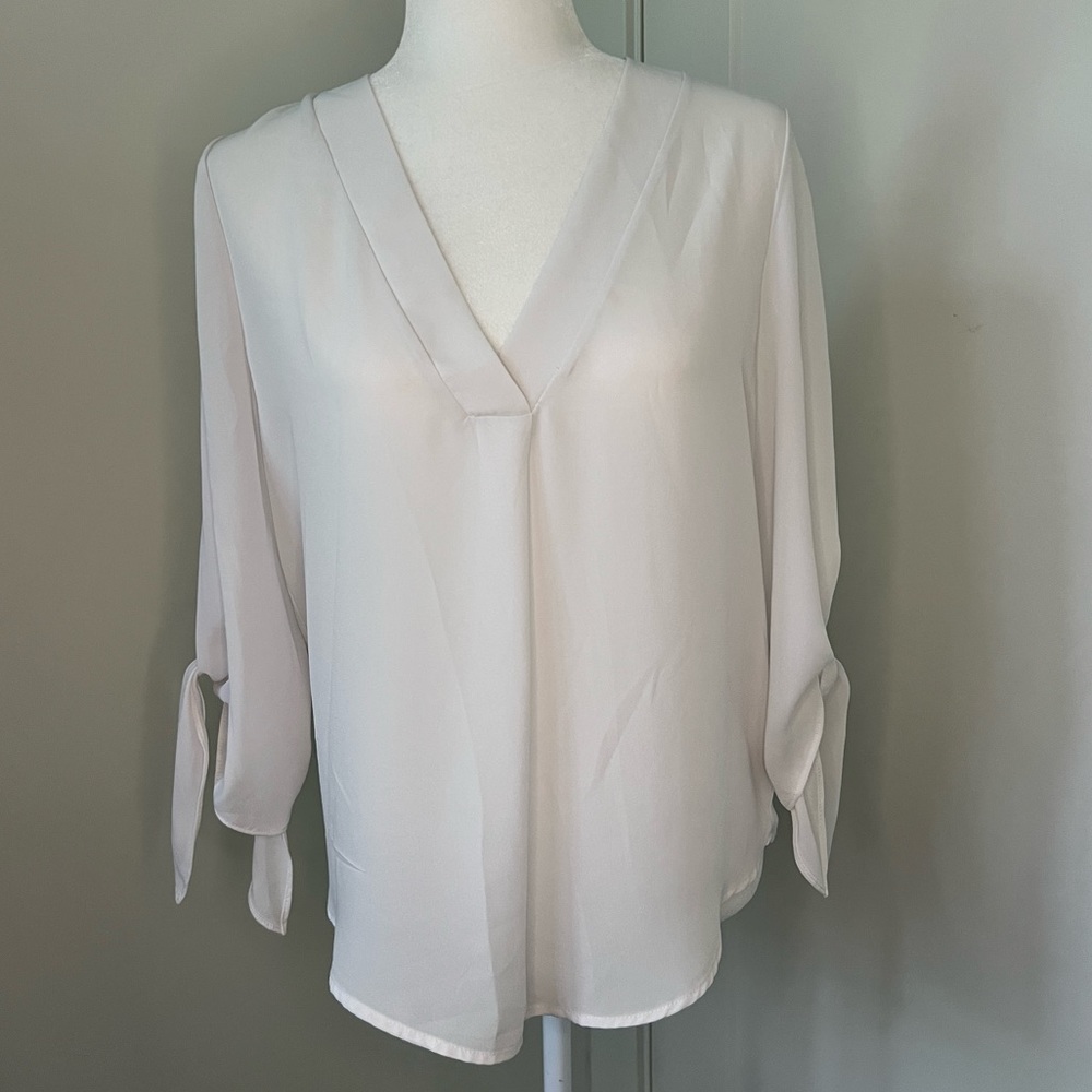 White Sheer Blouse